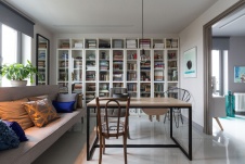 Фото интерьера гостиной квартиры в стиле фьюжн