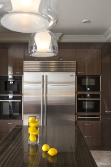 Фото интерьера кухни танухауса в стиле ар-деко