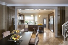 Фото интерьера кухни танухауса в стиле ар-деко