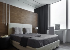 Фото интерьера спальни квартиры в стиле минимализм