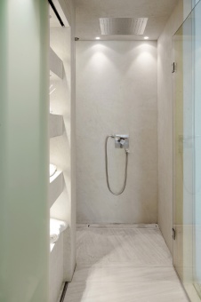 Фото интерьера санузла квартиры в стиле минимализм