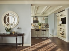 Фото интерьера столовой квартиры в американском стиле