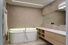 Фото интерьера ванной комнаты квартиры в стиле лофт