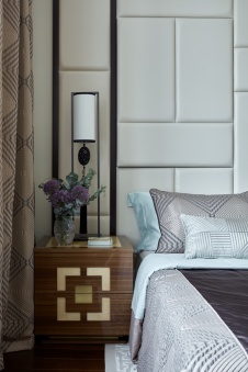 Фото интерьера спальни квартиры в стиле ар-деко