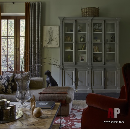 Фото интерьера зоны отдыха дома в стиле фьюжн