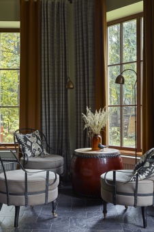 Фото интерьера зоны отдыха дома в стиле фьюжн