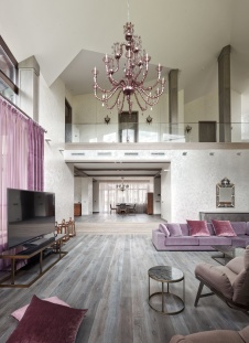 Фото интерьера гостиной дома в современном стиле