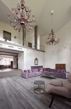 Фото интерьера гостиной дома в современном стиле