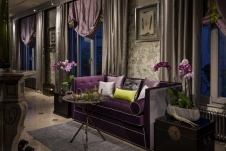 Фото интерьера зоны отдыха квартиры в стиле неоклассике