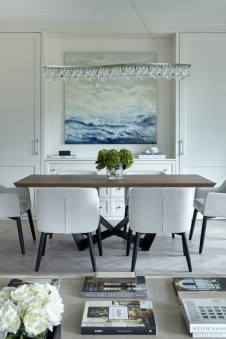 Фото интерьера столовой в американском стиле