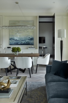 Фото интерьера столовой в американском стиле