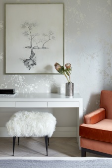 Фото интерьера спальни в американском стиле