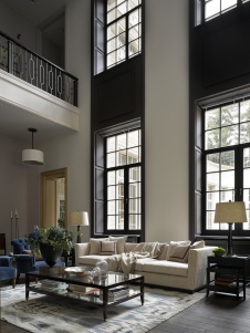 Фото интерьера гостиной дома в американском стиле