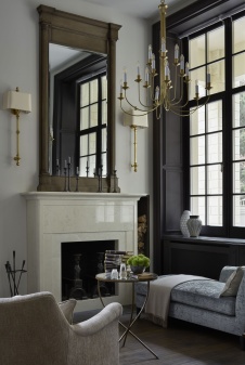 Фото интерьера каминной дома в американском стиле