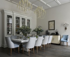 Фото интерьера столовой дома в американском стиле