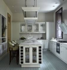 Фото интерьера кухни дома в американском стиле