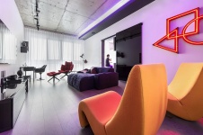 Фото интерьера гостиной квартиры в стиле минимализм