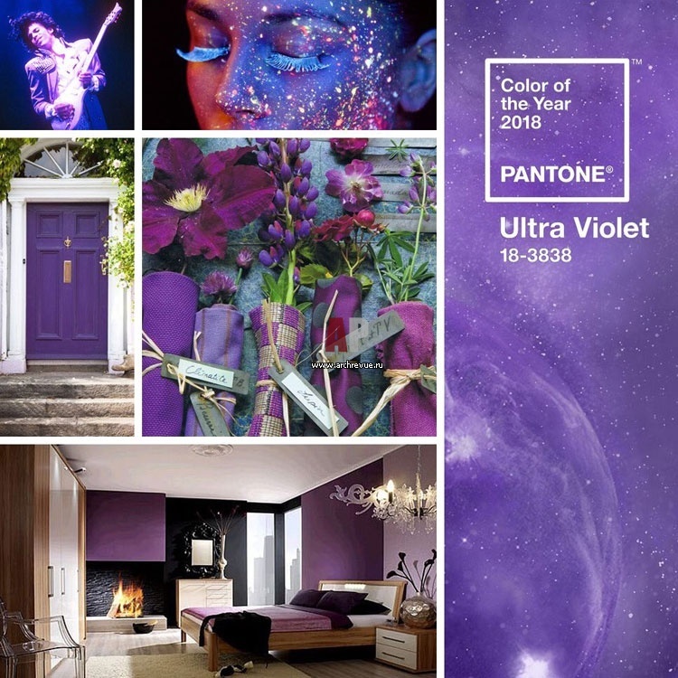 Ультрафиолет палитра Pantone