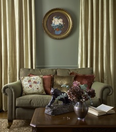 Фото интерьера гостиной квартиры в английском стиле