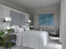 Фото интерьера спальни дома в стиле фьюжн