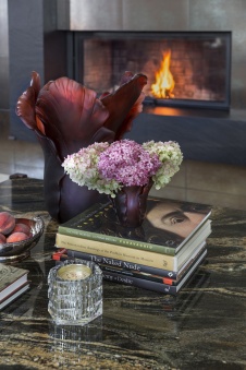 Фото интерьера каминной дома в современном стиле