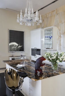 Фото интерьера кухни дома в современном стиле