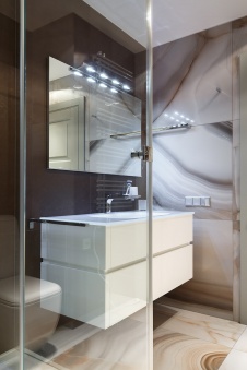 Фото интерьера санузла квартиры в современном стиле