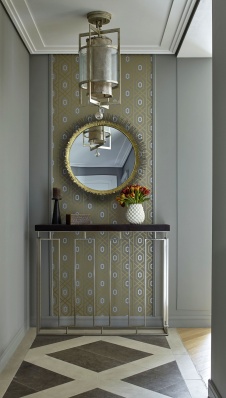 Фото интерьера входной зоны квартиры в американском стиле