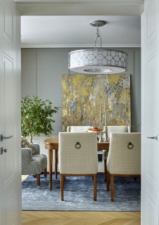 Фото интерьера гостиной квартиры в американском стиле