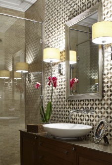 Фото интерьера санузла квартиры в американском стиле