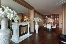 Фото интерьера столовой квартиры в стиле ар-деко