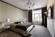 Фото интерьера спальни квартиры в стиле ар-деко