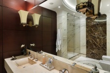 Фото интерьера санузла квартиры в стиле ар-деко