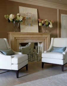 Фото интерьера каминной дома в американском стиле