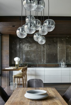 Фото интерьера кухни квартиры в стиле фьюжн