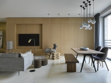 Фото интерьера столовой квартиры в стиле фьюжн