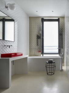 Фото интерьера санузла квартиры в стиле фьюжн