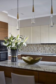 Фото интерьера кухни квартиры в стиле фьюжн