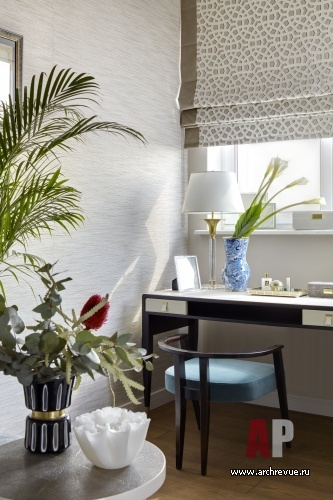 Фото интерьера будуара квартиры в стиле фьюжн