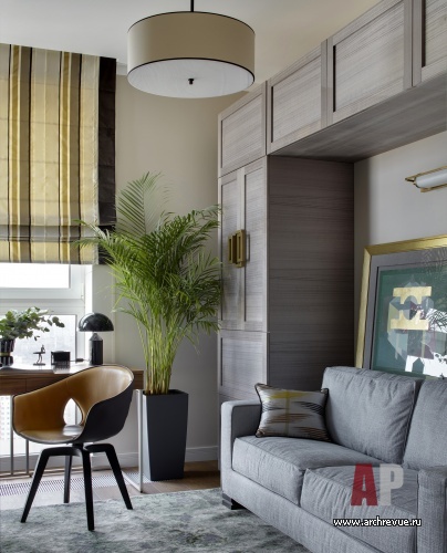 Фото интерьера кабинета квартиры в стиле фьюжн