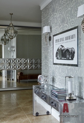 Фото интерьера коридора квартиры в американском стиле