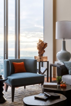 Фото интерьера гостиной квартиры в стиле фьюжн