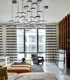 Фото интерьера гостиной квартиры в современном стиле