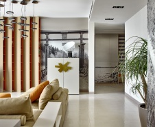 Фото интерьера гостиной квартиры в современном стиле