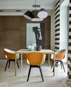 Фото интерьера столовая квартиры в современном стиле