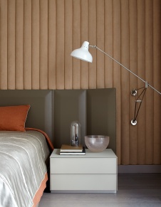 Фото интерьера спальни квартиры в современном стиле