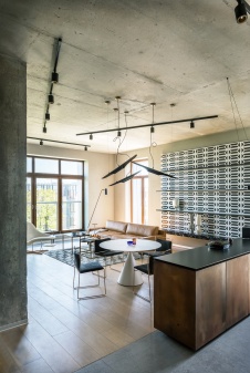 Фото интерьера гостиной квартиры в стиле минимализм