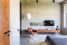 Фото интерьера спальни квартиры в стиле минимализм