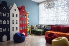 Фото интерьера игровой квартиры в стиле неоклассика