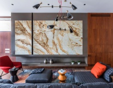 Фото интерьера гостиной дома в современном стиле